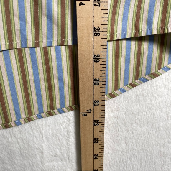Kuhlman striped dress shirt size 40 men 100% cotton made in Turkey long‎ sleeve - Picture 7 of 10